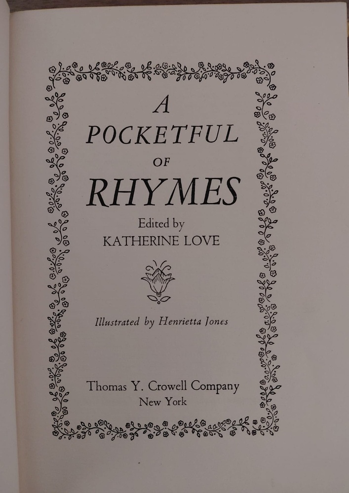 A Pocketful of Rhymes - Portada